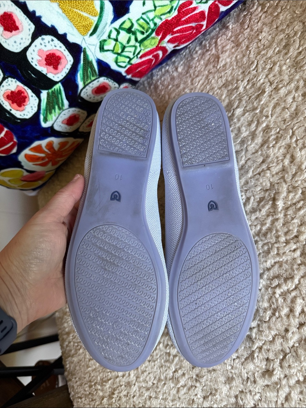 Rothy’s Light Puple Flat sz 10 - Picture 3 of 3
